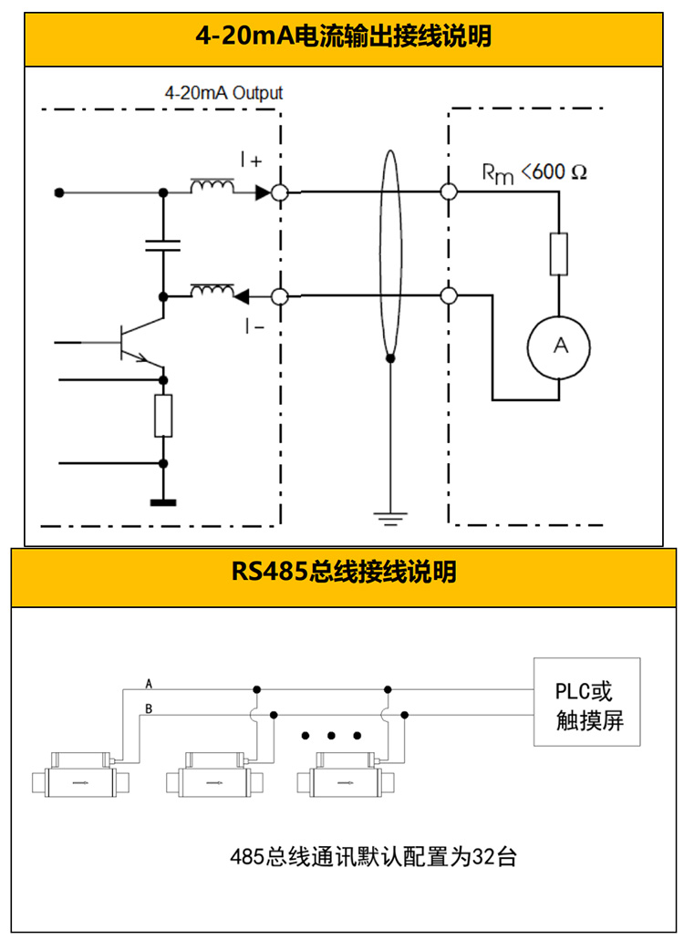 微型熱式氣體質(zhì)量流量計(jì)接線圖