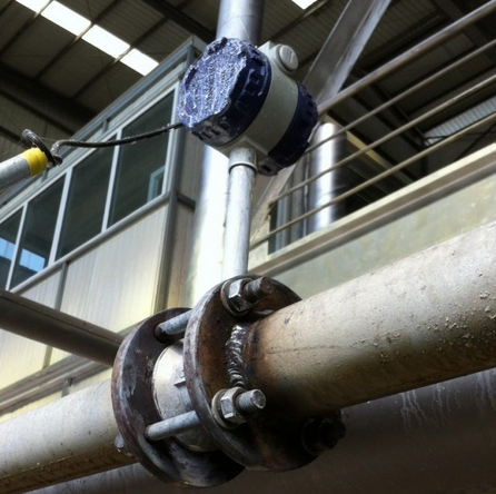 遠傳蒸汽流量計現場安裝使用圖